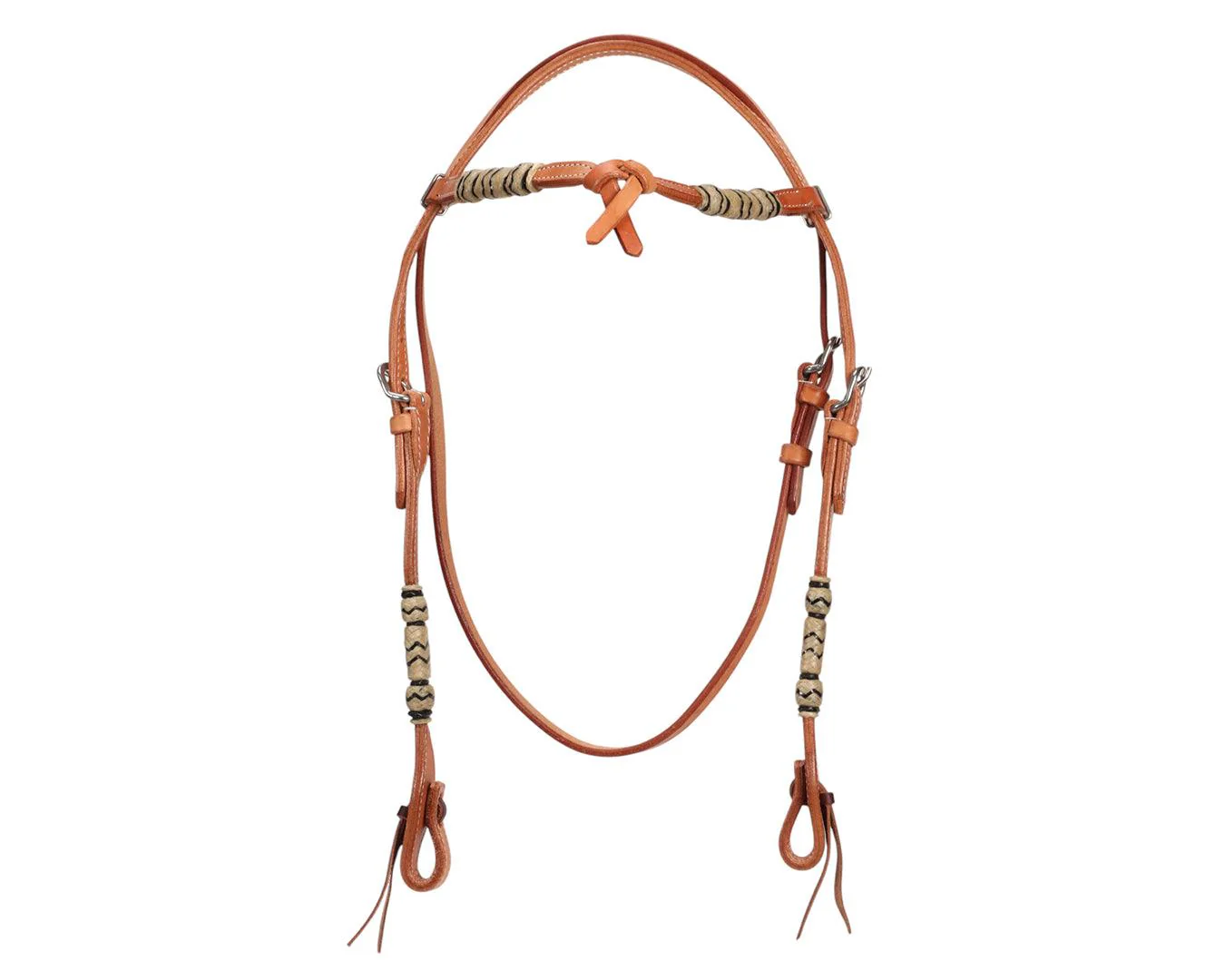 Fort Worth Knotted Braided Headstall - Image 2
