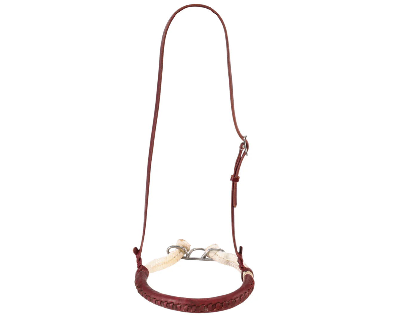 Fort Worth Leather Covered Double Rope Noseband - Image 3