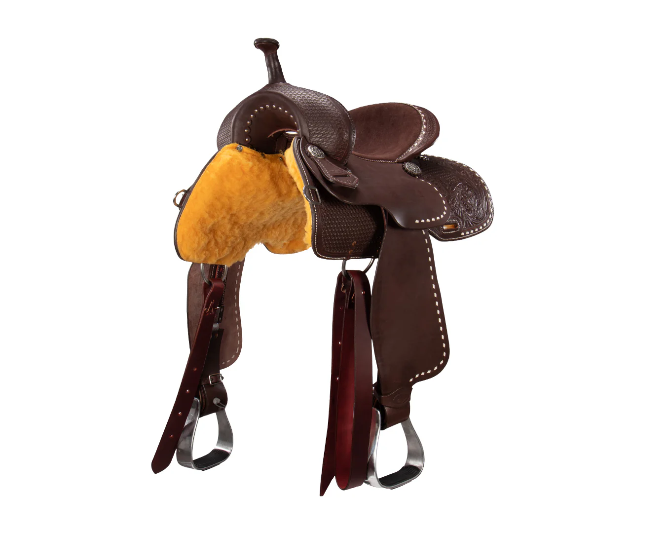 Fort Worth Lightweight Barrel Race Saddle - Image 2