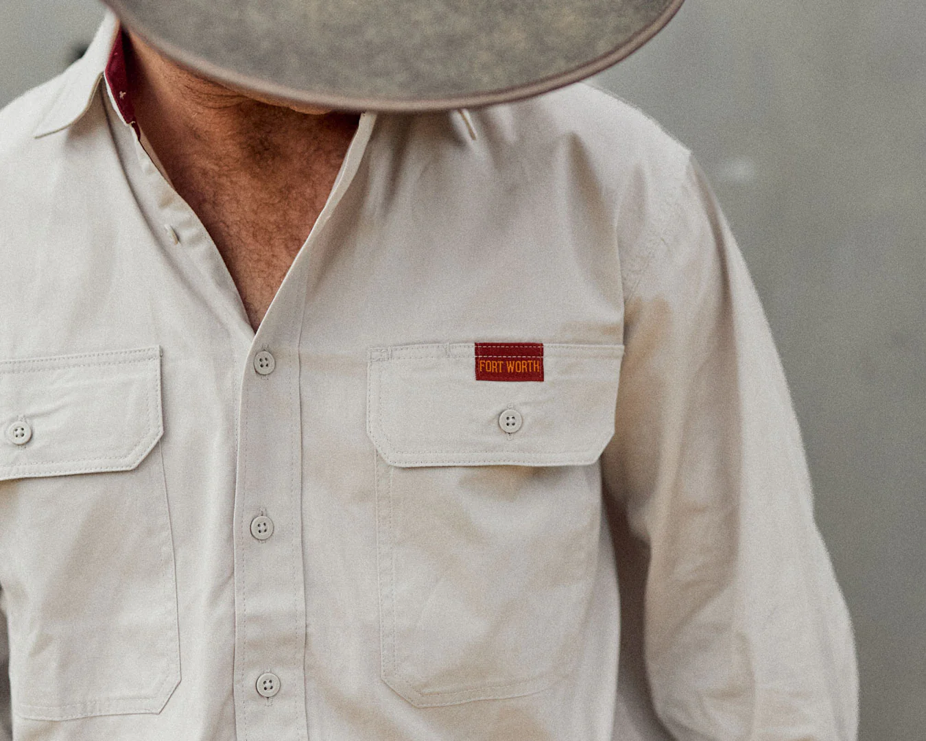 Fort Worth Men's Full Button Work Shirt - Image 6