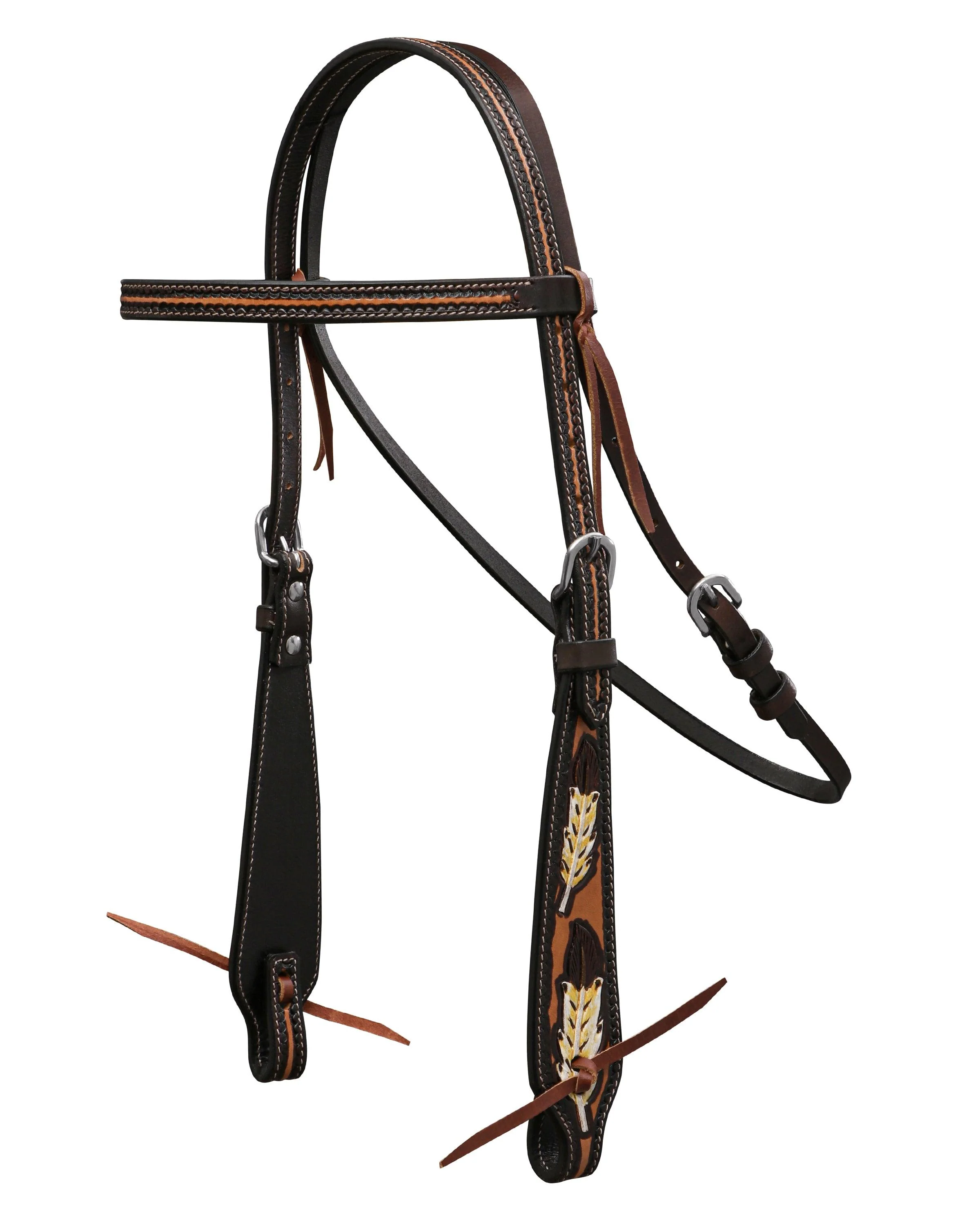 Fort Worth Migizi Feather Headstall