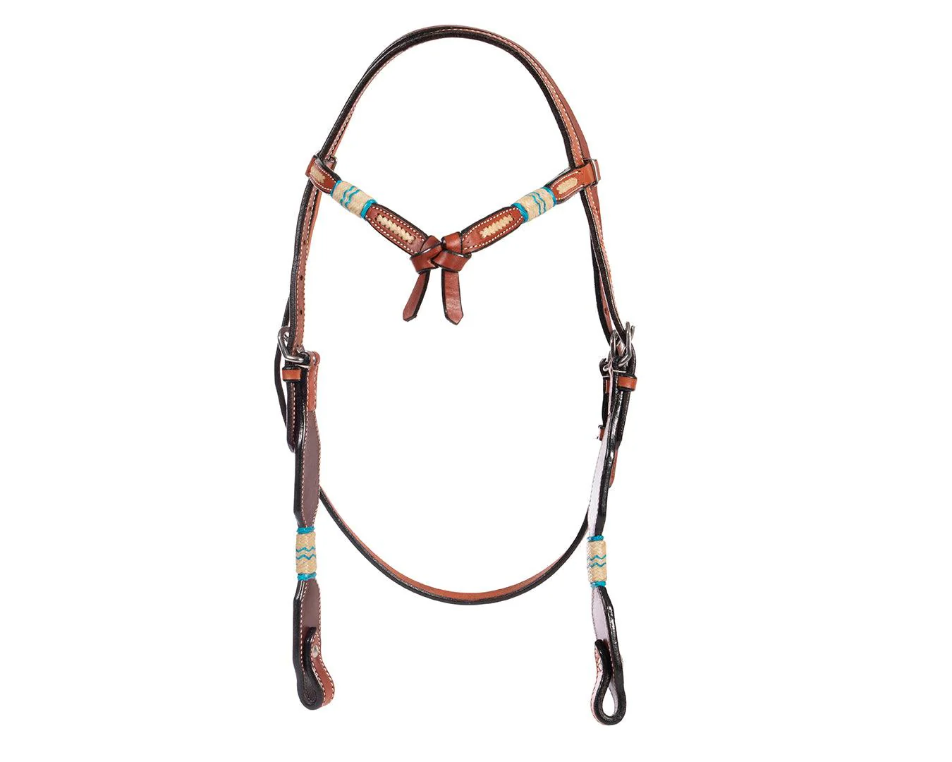 Fort Worth Mississippi Knotted Brow Headstall - Image 2