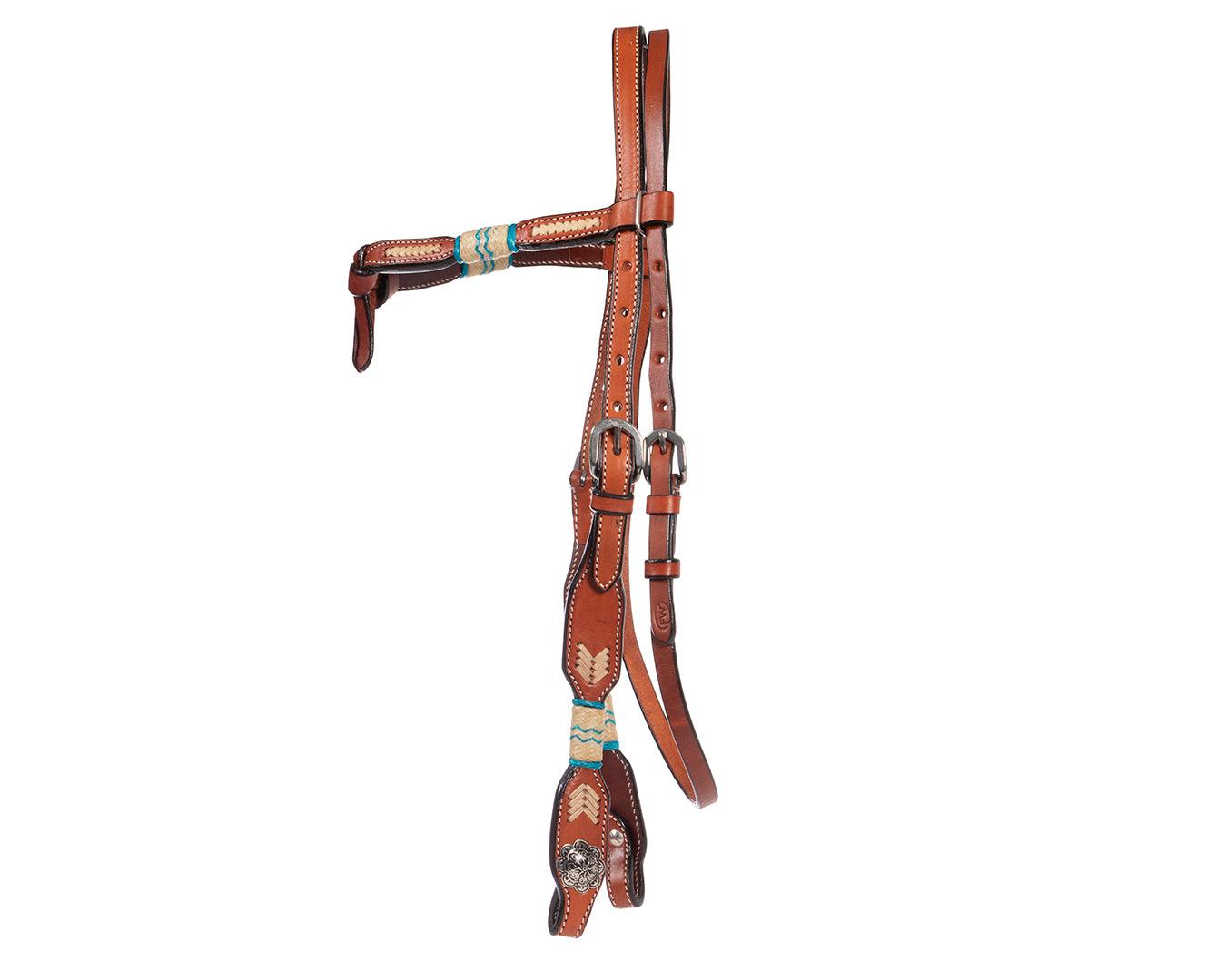 Fort Worth Mississippi Knotted Brow Headstall - Image 4