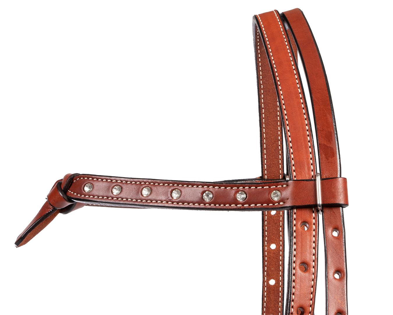Fort Worth Missouri Knotted Brow Headstall - Image 2