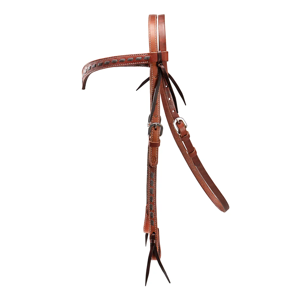 Fort Worth Montana V Brow Headstall - Image 3