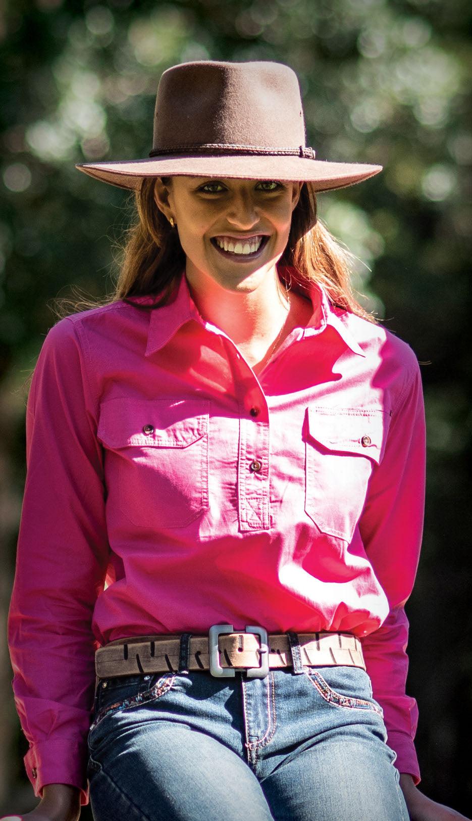 Fort Worth Mulga Long Sleeve Work Shirt - Ladies - Image 4