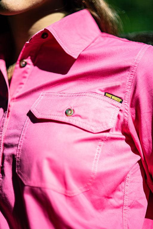 Fort Worth Mulga Long Sleeve Work Shirt - Ladies - Image 5
