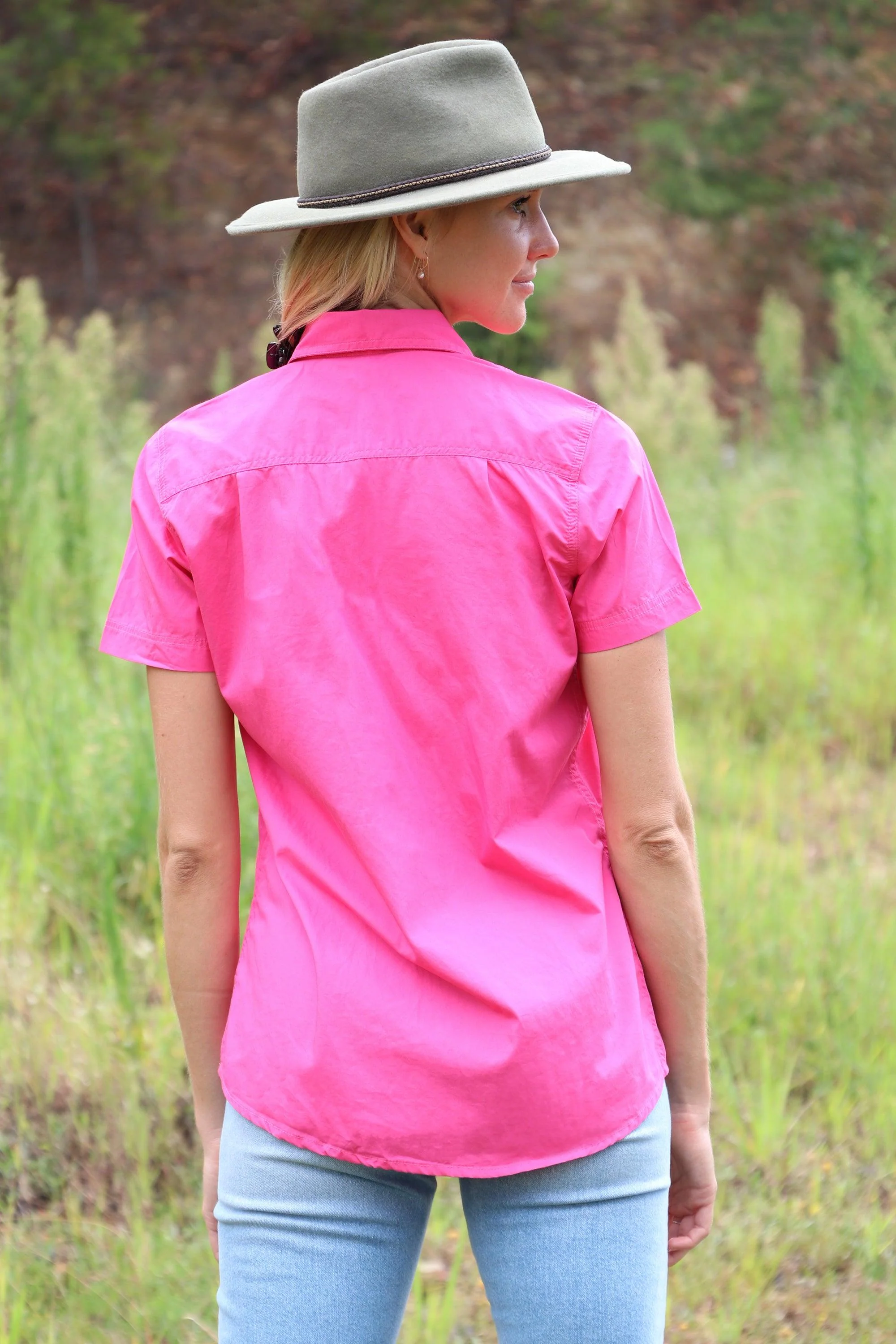 Fort Worth Mulga Ladies Work Shirt - Short Sleeve - Image 8