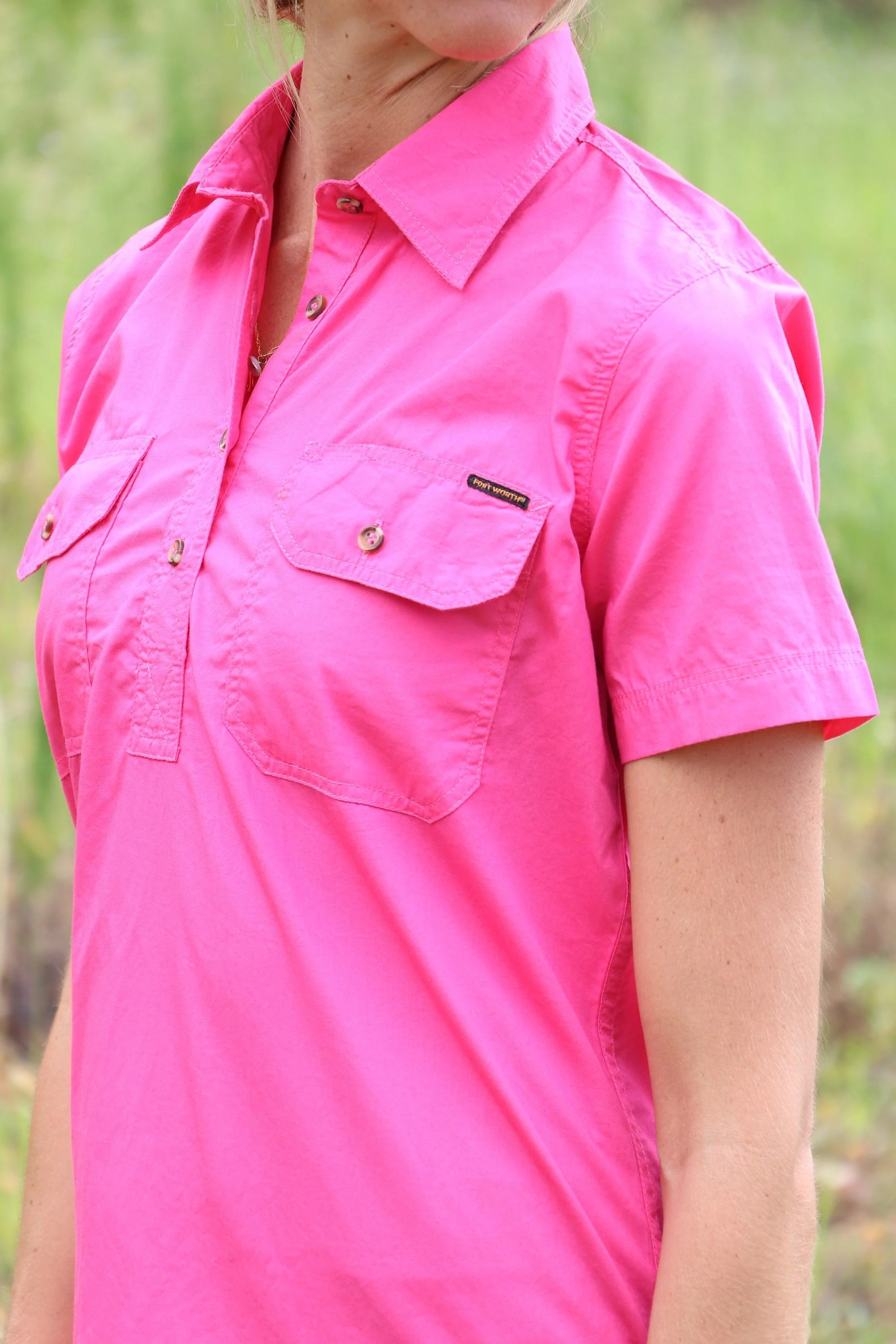Fort Worth Mulga Ladies Work Shirt - Short Sleeve - Image 9