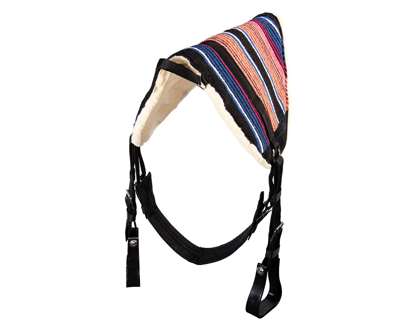 Fort Worth Navajo Bareback Pad with Mounts - Image 2