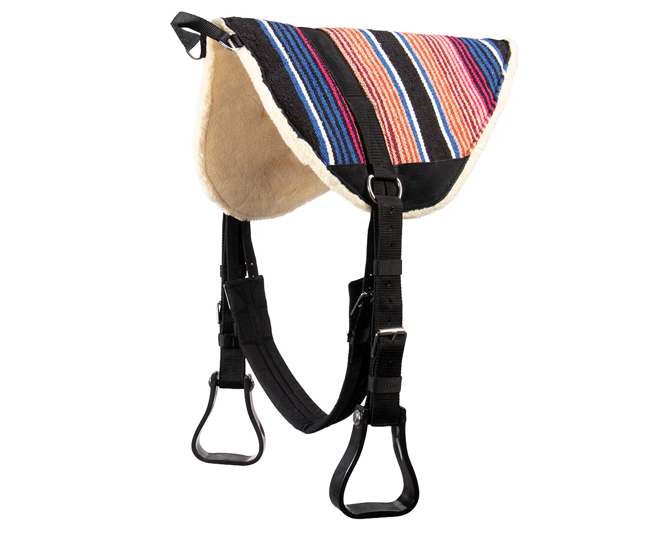 Fort Worth Navajo Bareback Pad with Mounts - Image 4