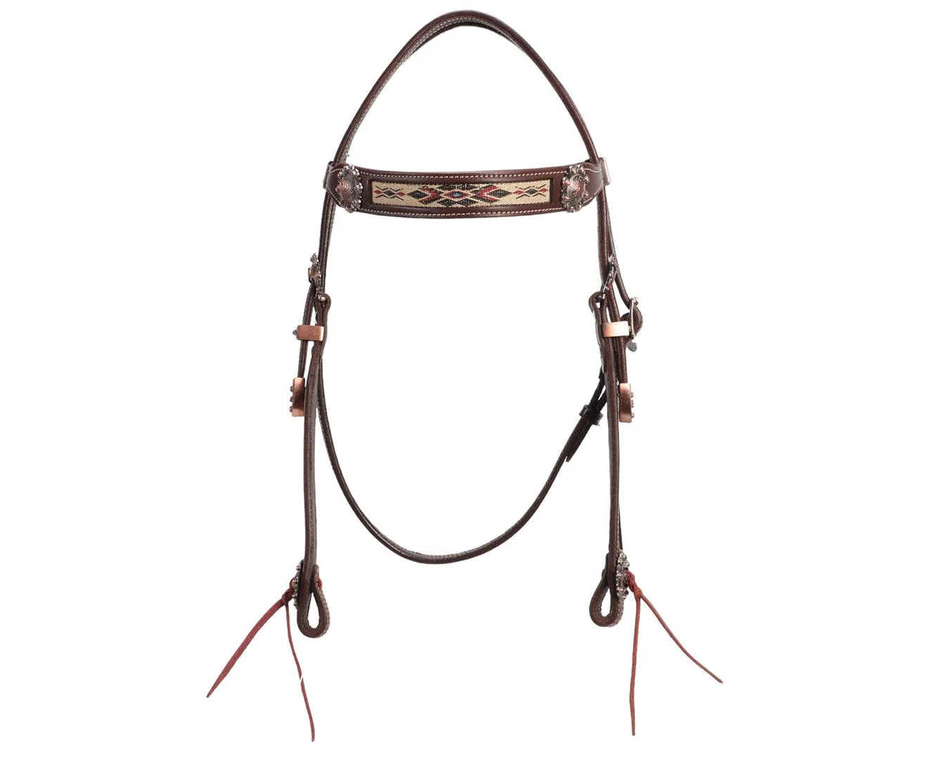 Fort Worth Navajo Brow Headstall - Image 11
