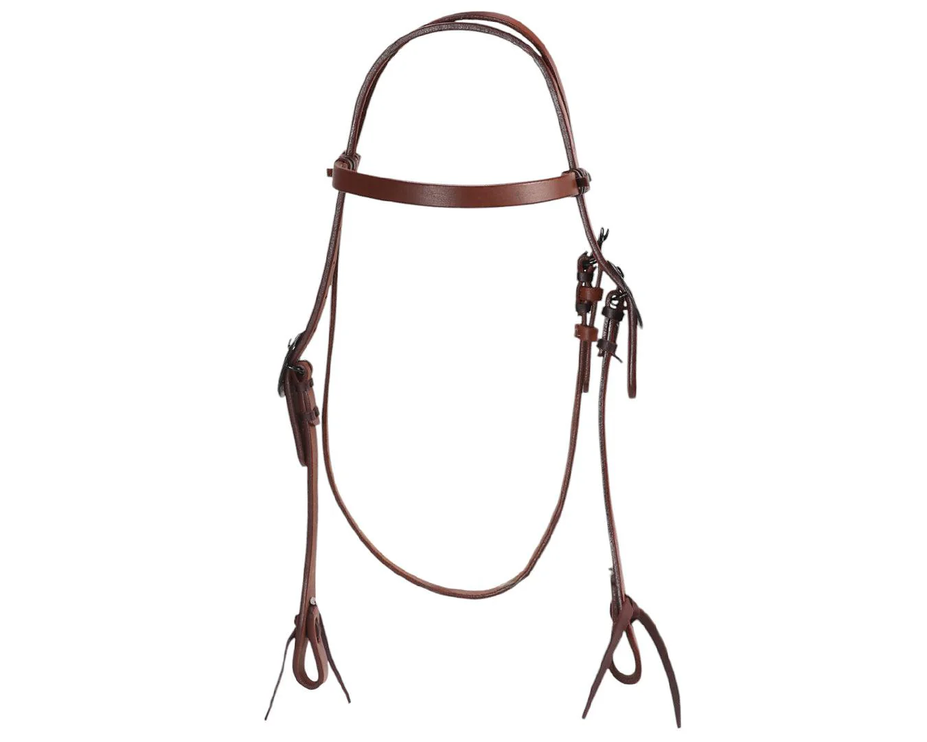 Fort Worth Oily Headstall with Single Buckle - Harness - Image 2