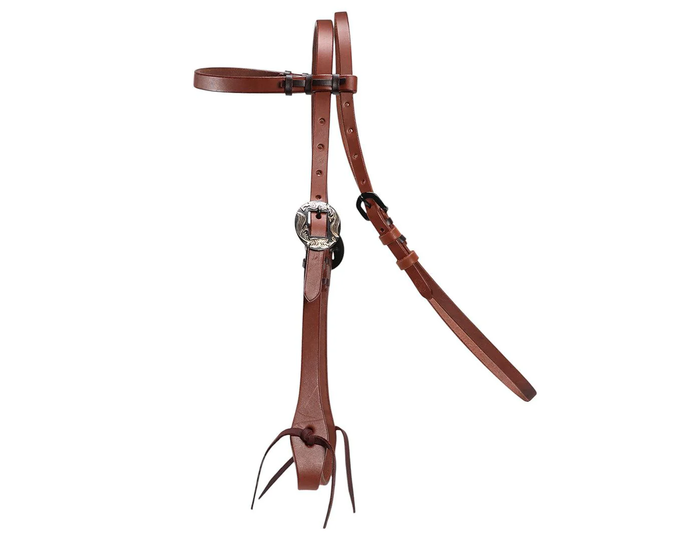 Fort Worth Oily Headstall with Single Buckle - Harness - Image 3