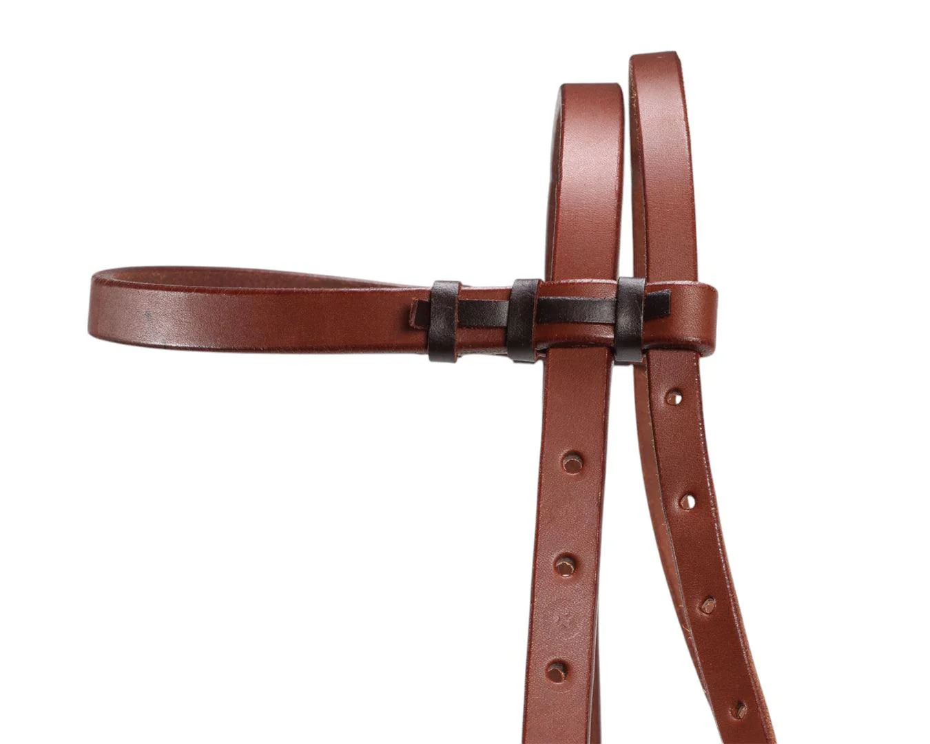 Fort Worth Oily Headstall with Single Buckle - Harness - Image 4