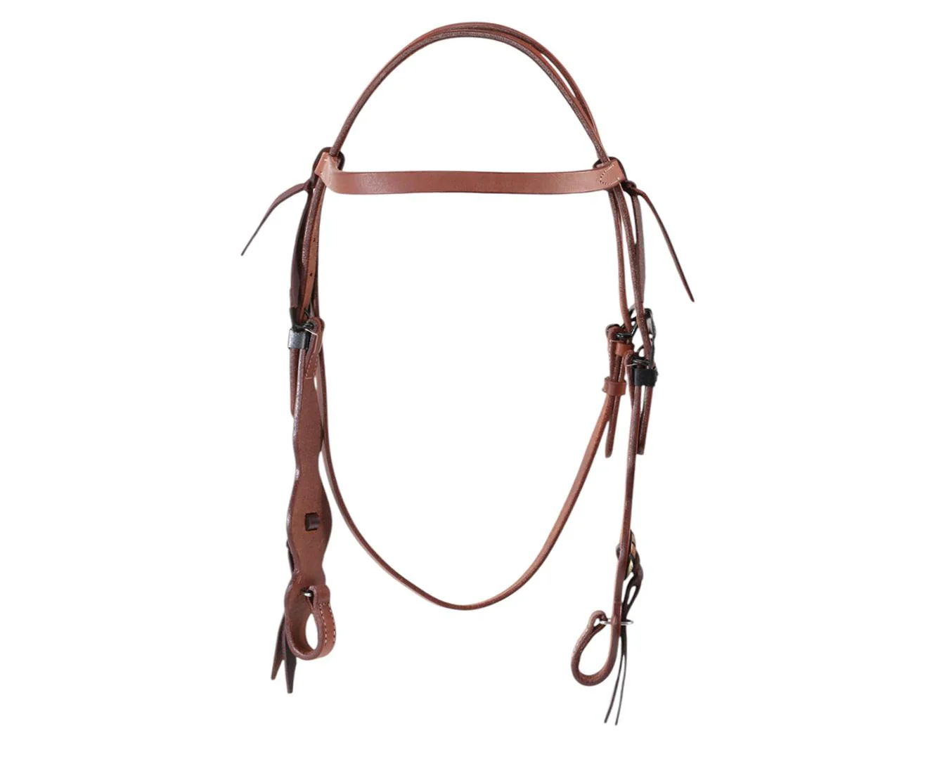 Fort Worth Oily Headstall with German Buckle - Image 2