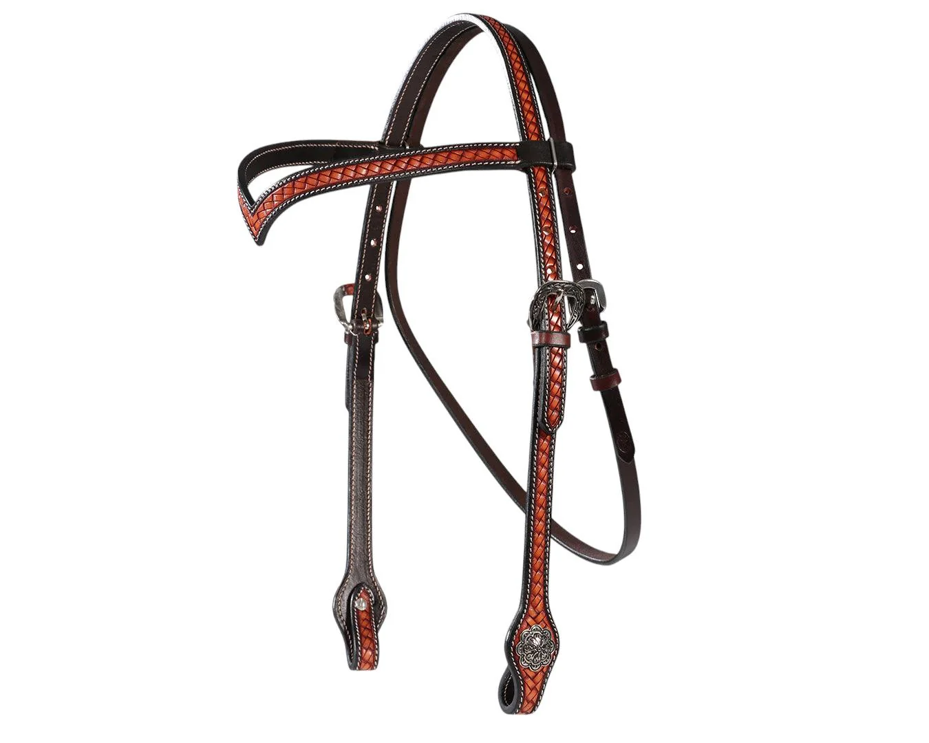Fort Worth Outlaw V Brow Headstall