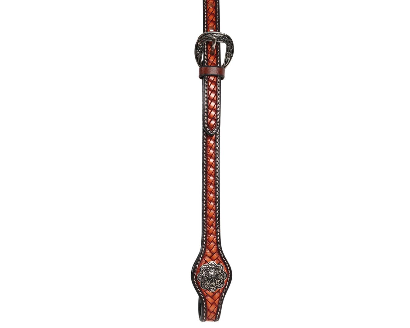 Fort Worth Outlaw V Brow Headstall - Image 4