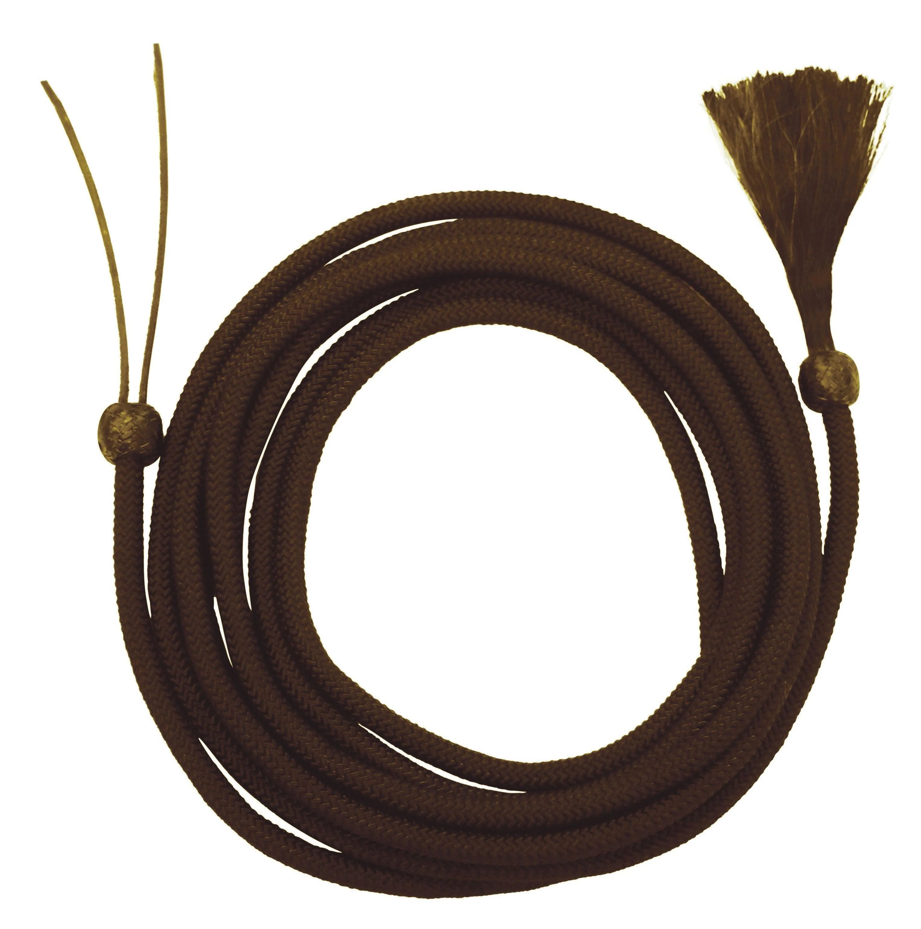 Fort Worth Poly Mecate Reins w/Horsehair Tassels