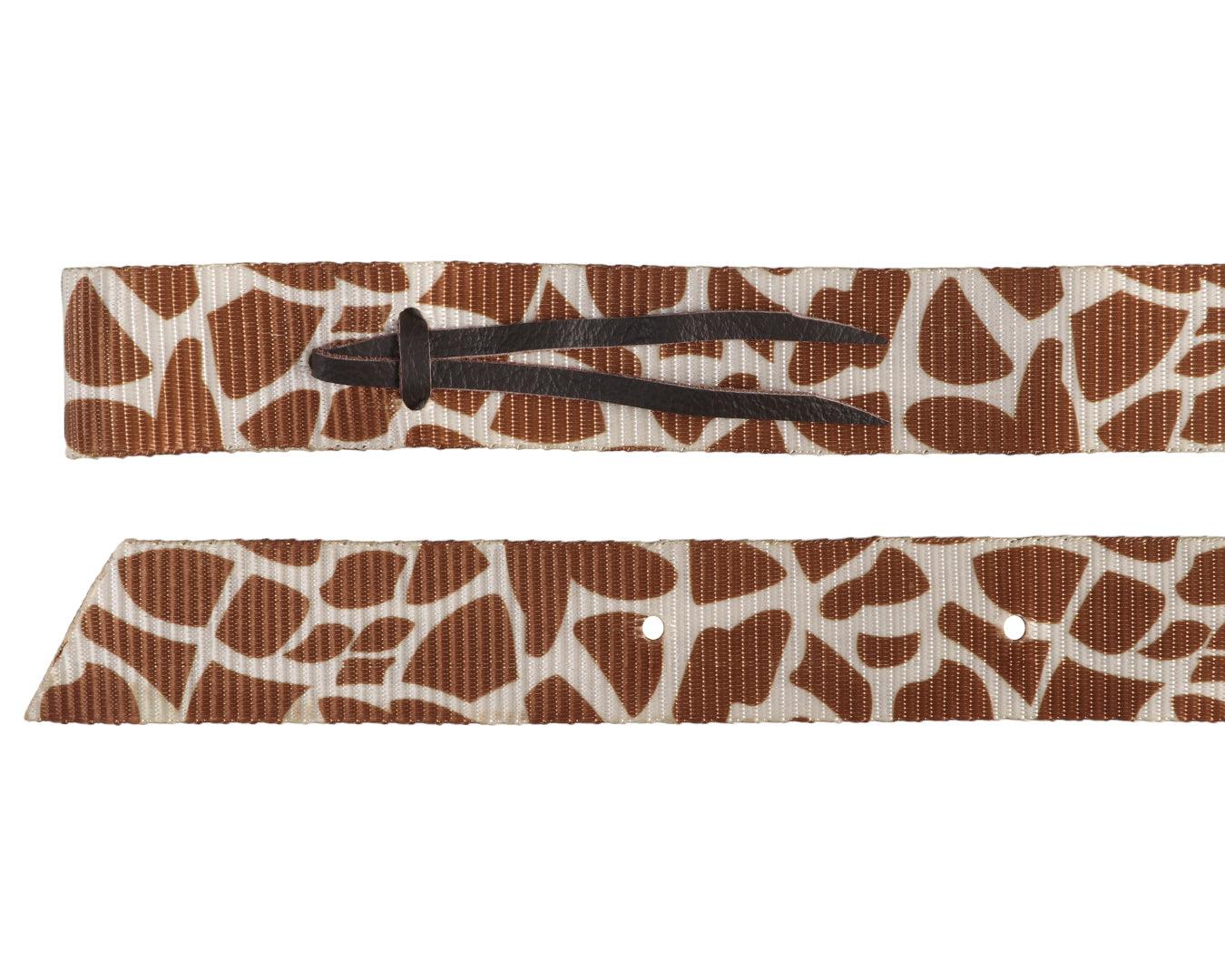 Fort Worth Printed 1Ply Tie Strap - Giraffe - Image 2
