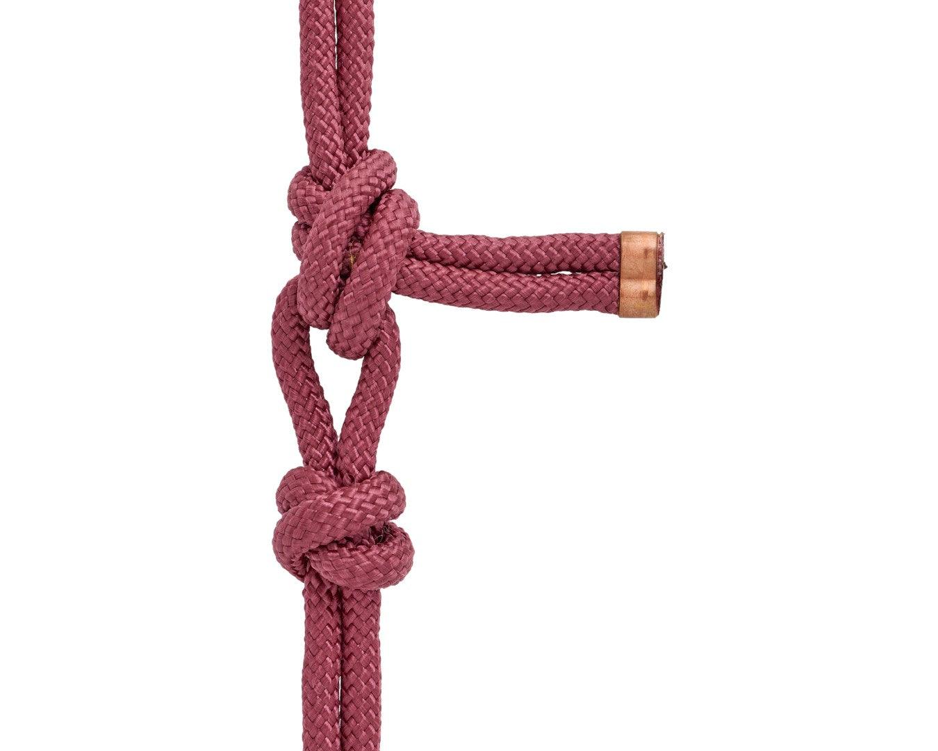 Fort Worth Rope Halter Beaded Nose with Lead - Image 18