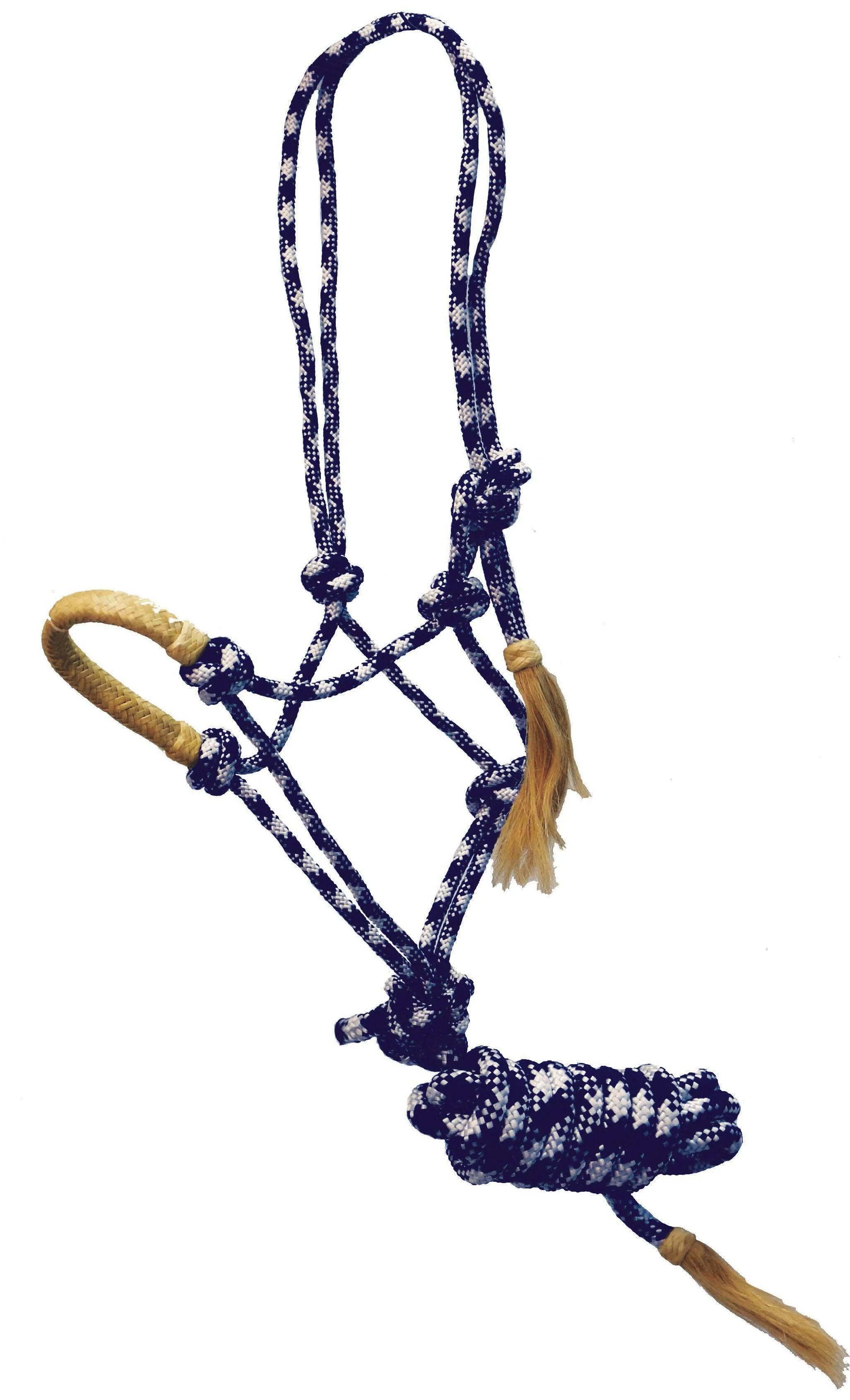 Fort Worth Rope Halter Braided Nose w/Lead - Image 2