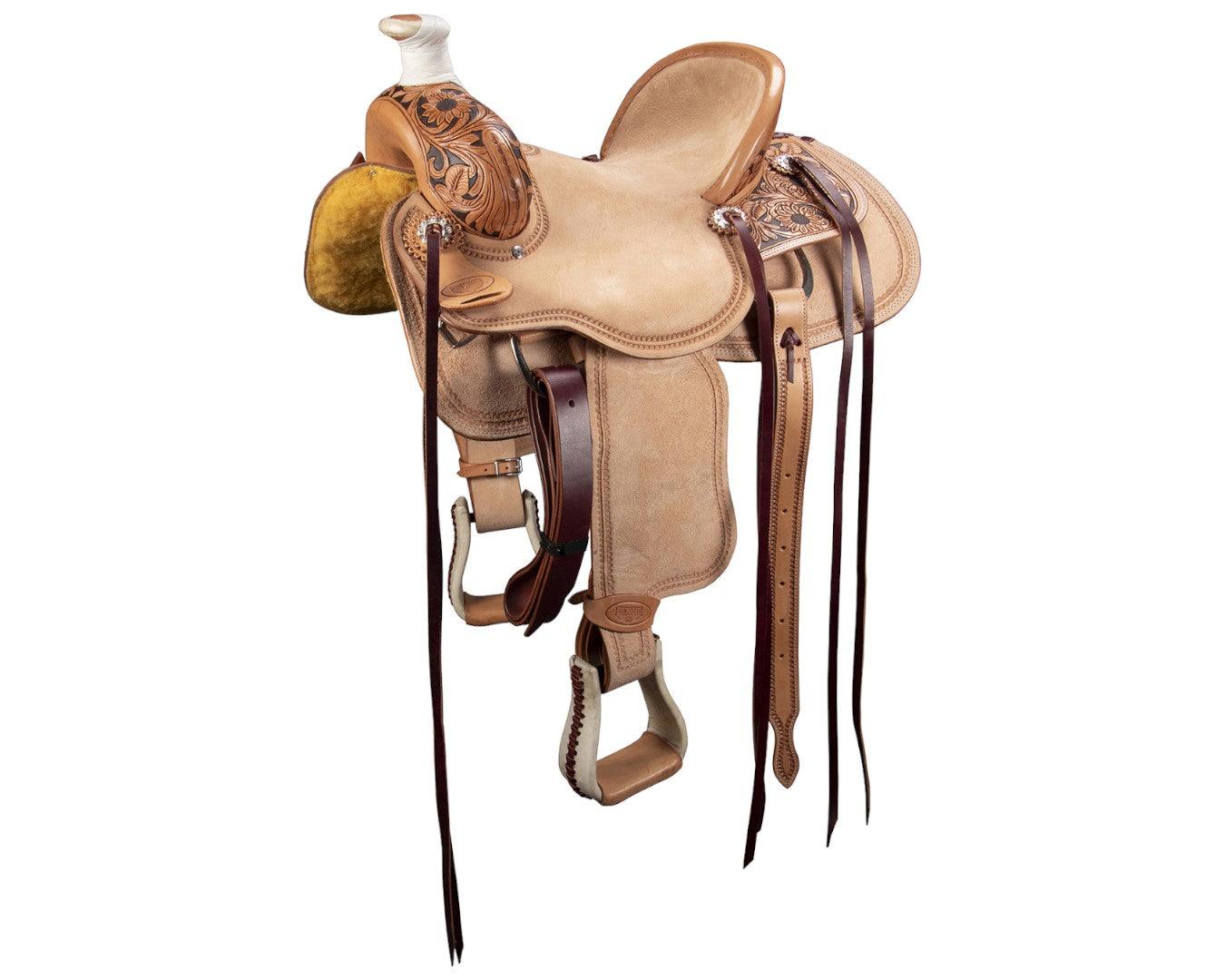 Fort Worth Rough Out Roper Saddle - Image 3