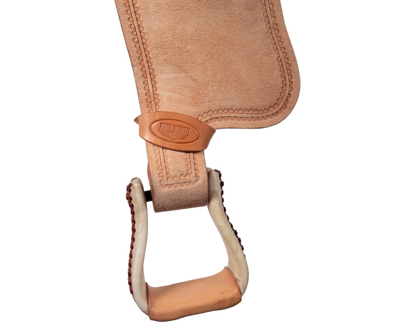 Fort Worth Rough Out Roper Saddle - Image 6