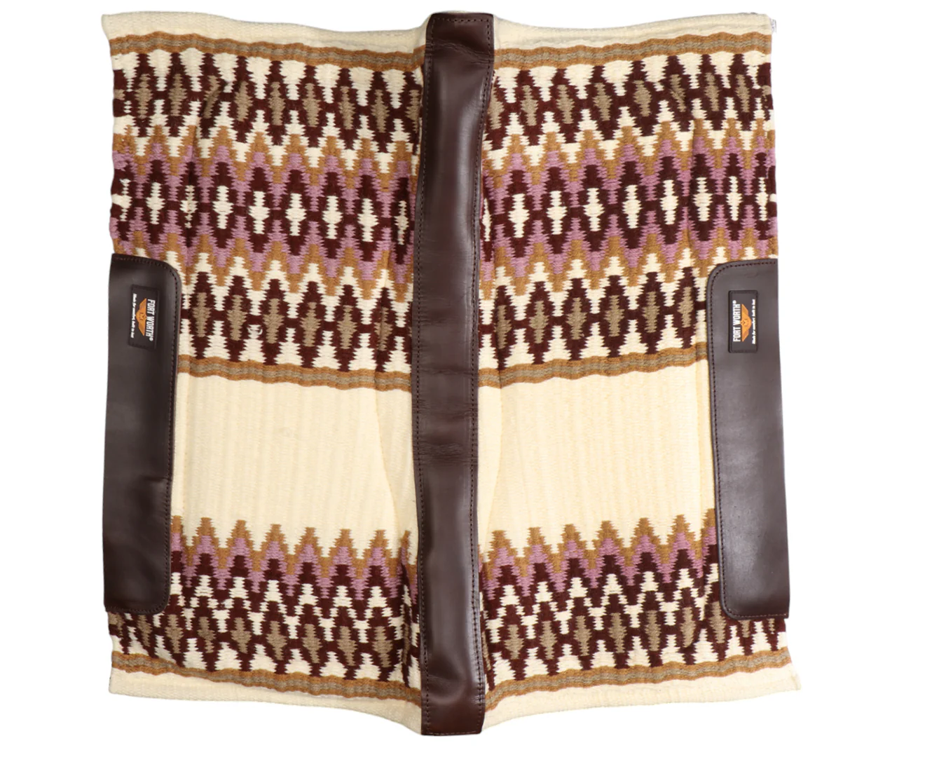 Fort Worth Saddle Pad Fleeced Lined - Lilac - Image 4