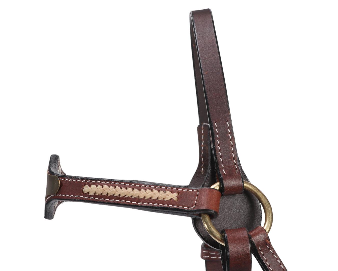Fort Worth Shaped Barcoo Brass Bridle 5/8" - Image 3