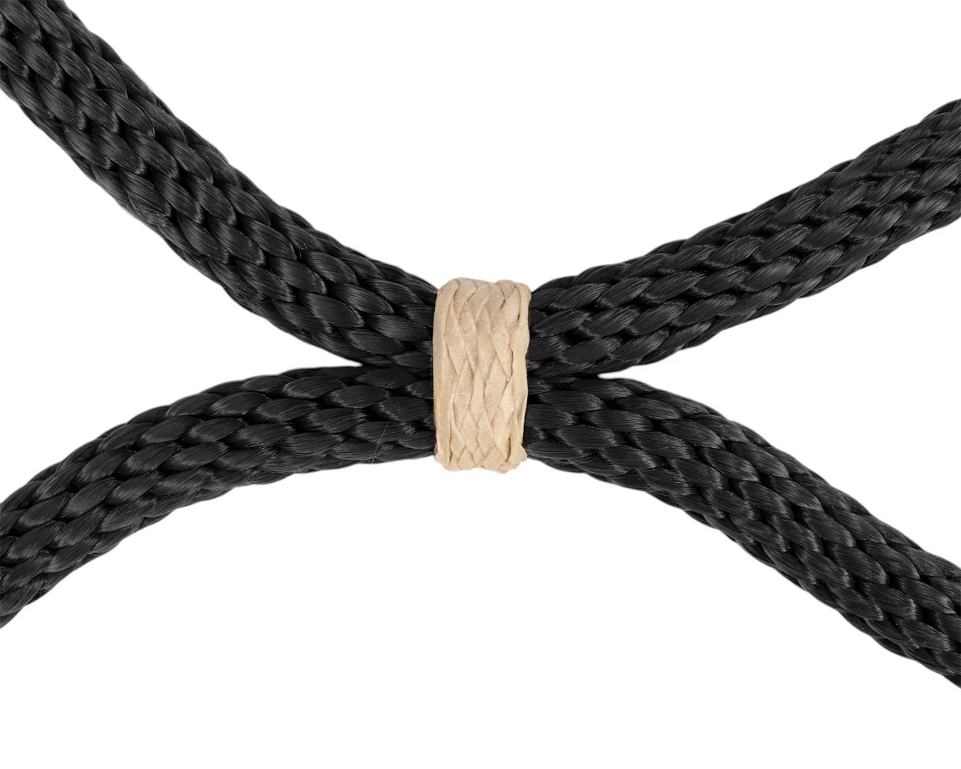 Fort Worth Soft Round Split Reins 8' w/Horsehair - Image 4