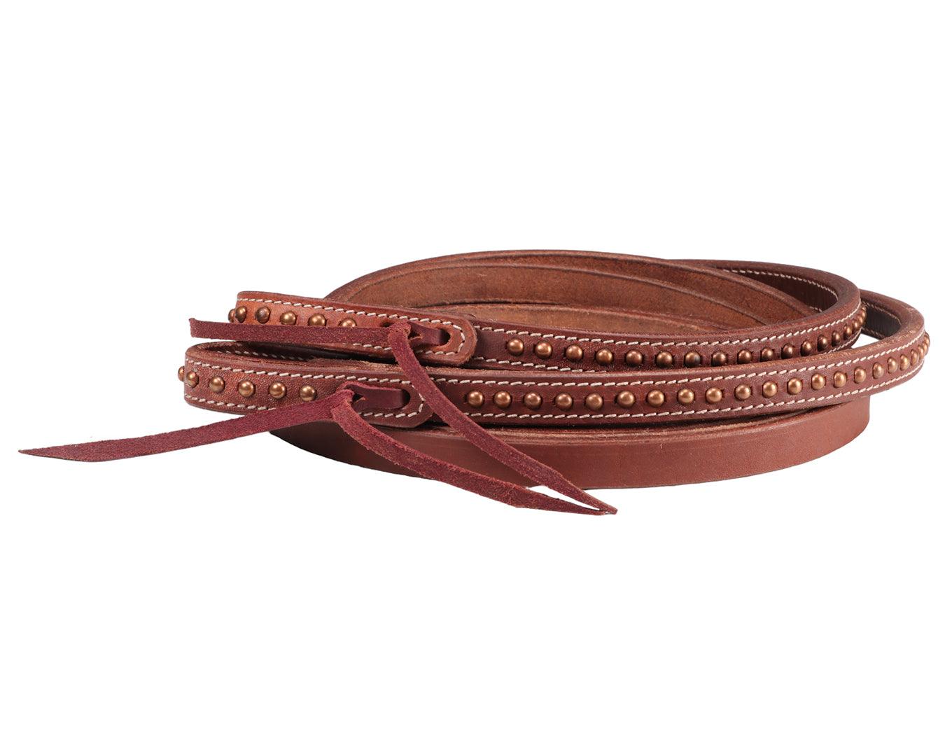 Fort Worth Split Reins w/Water Loops 5/8" - Image 4