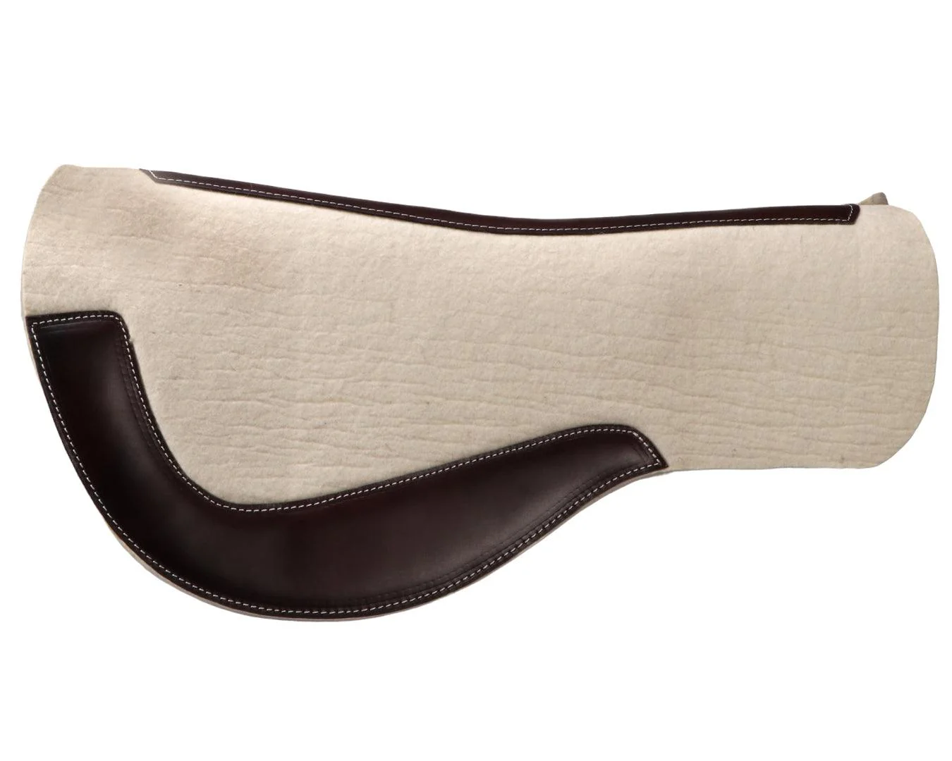Fort Worth Steamed Contoured Wool Felt Saddle Pad - Image 2