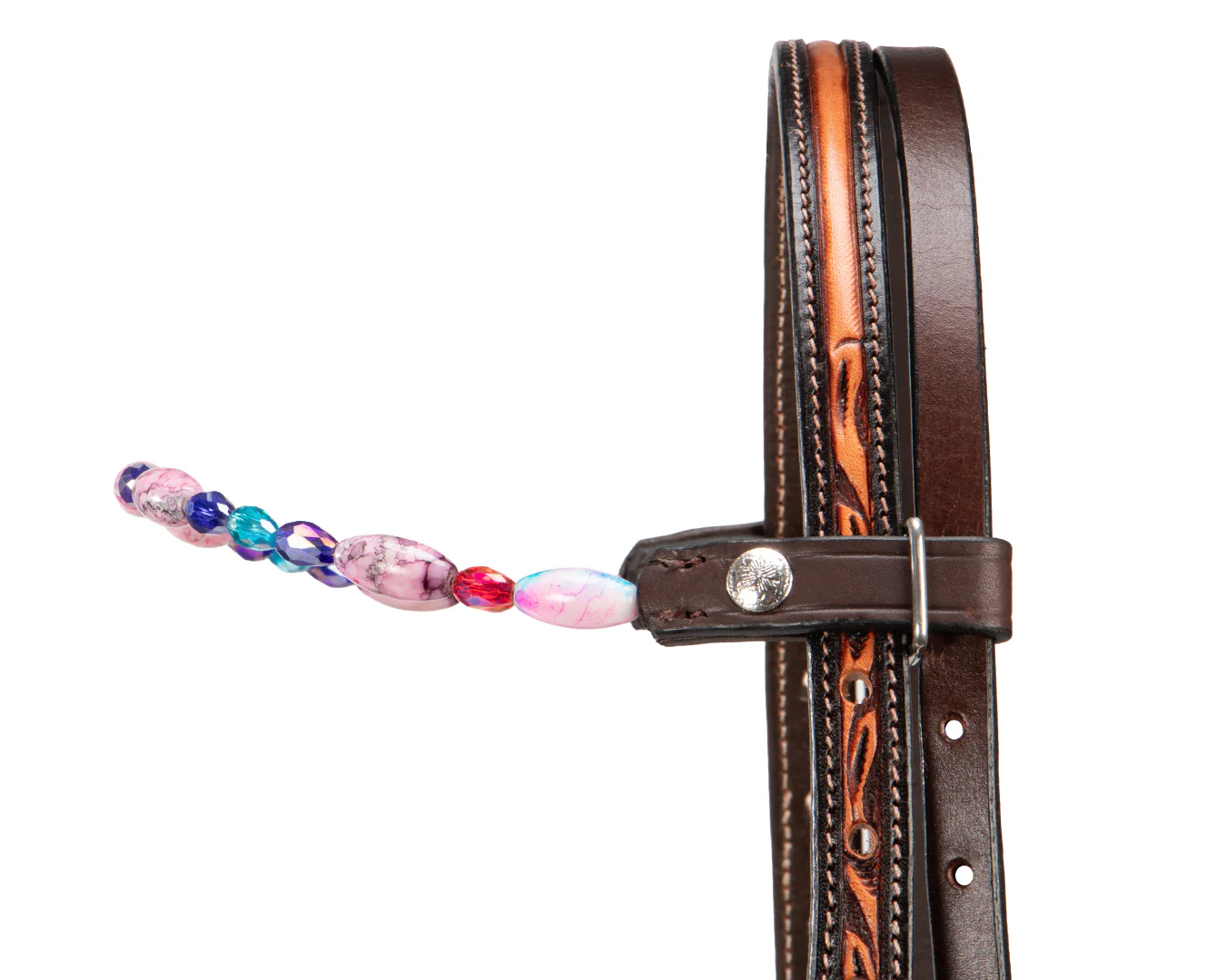 Fort Worth Stones Headstall - Turquoise - Image 4