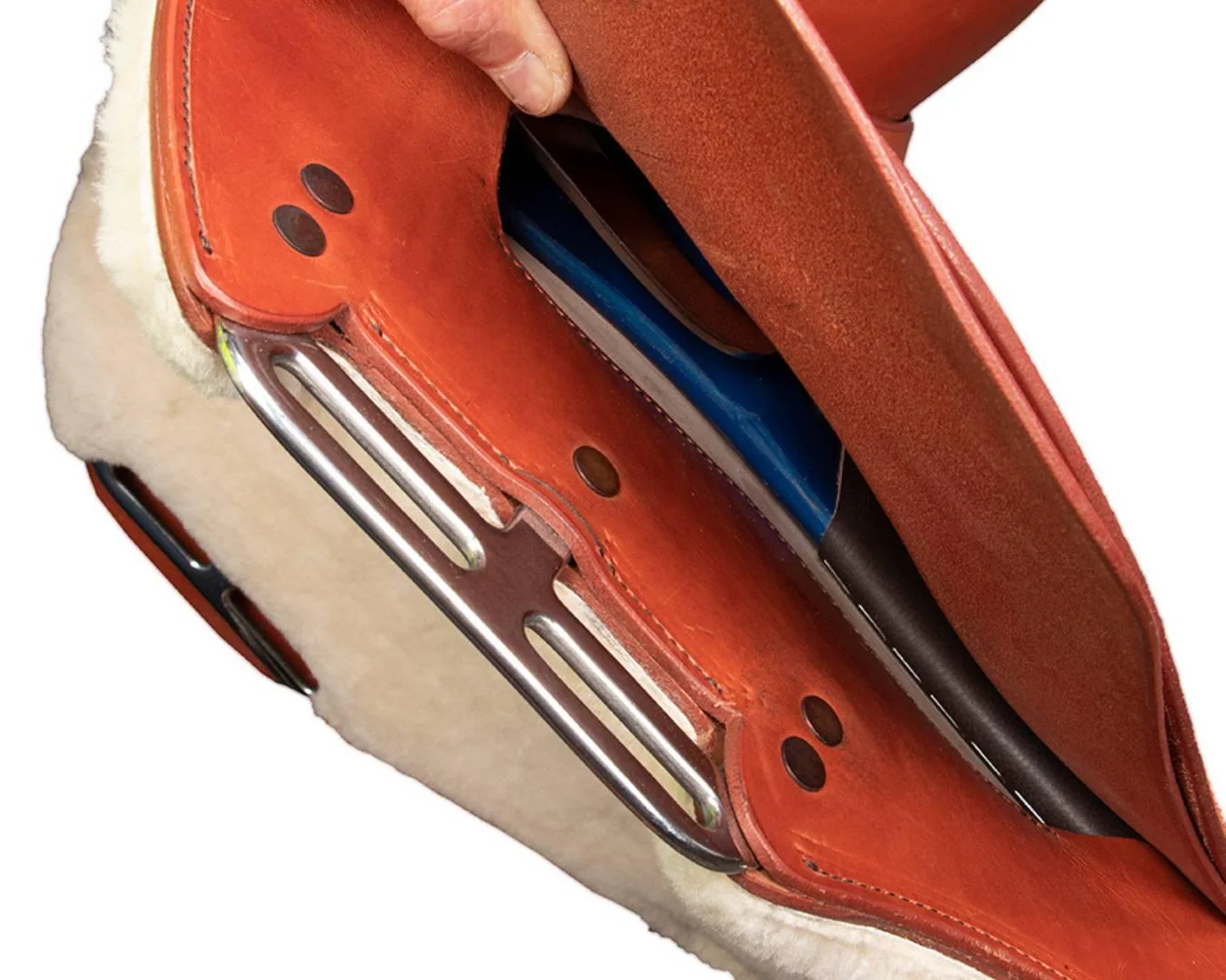 Fort Worth Swinging Fender Saddle with Adjustable Gullet - Image 8