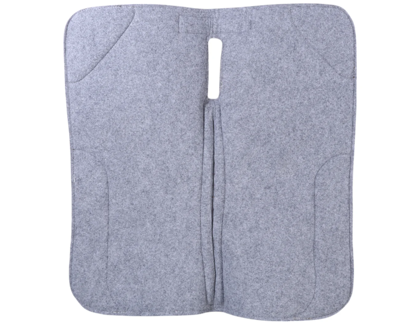 Fort Worth Tooled Floral Felt Saddle Pad - 32"  x 30" - Image 12