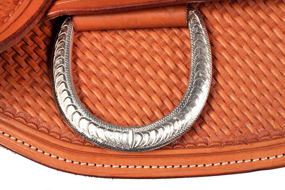 Fort Worth Western Pleasure Basket Weave Saddle - Image 3