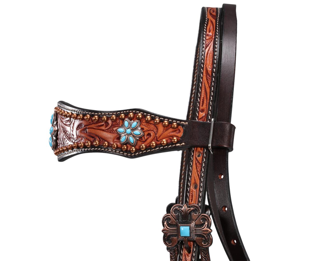 Fort Worth Wildflower Headstall - Image 5