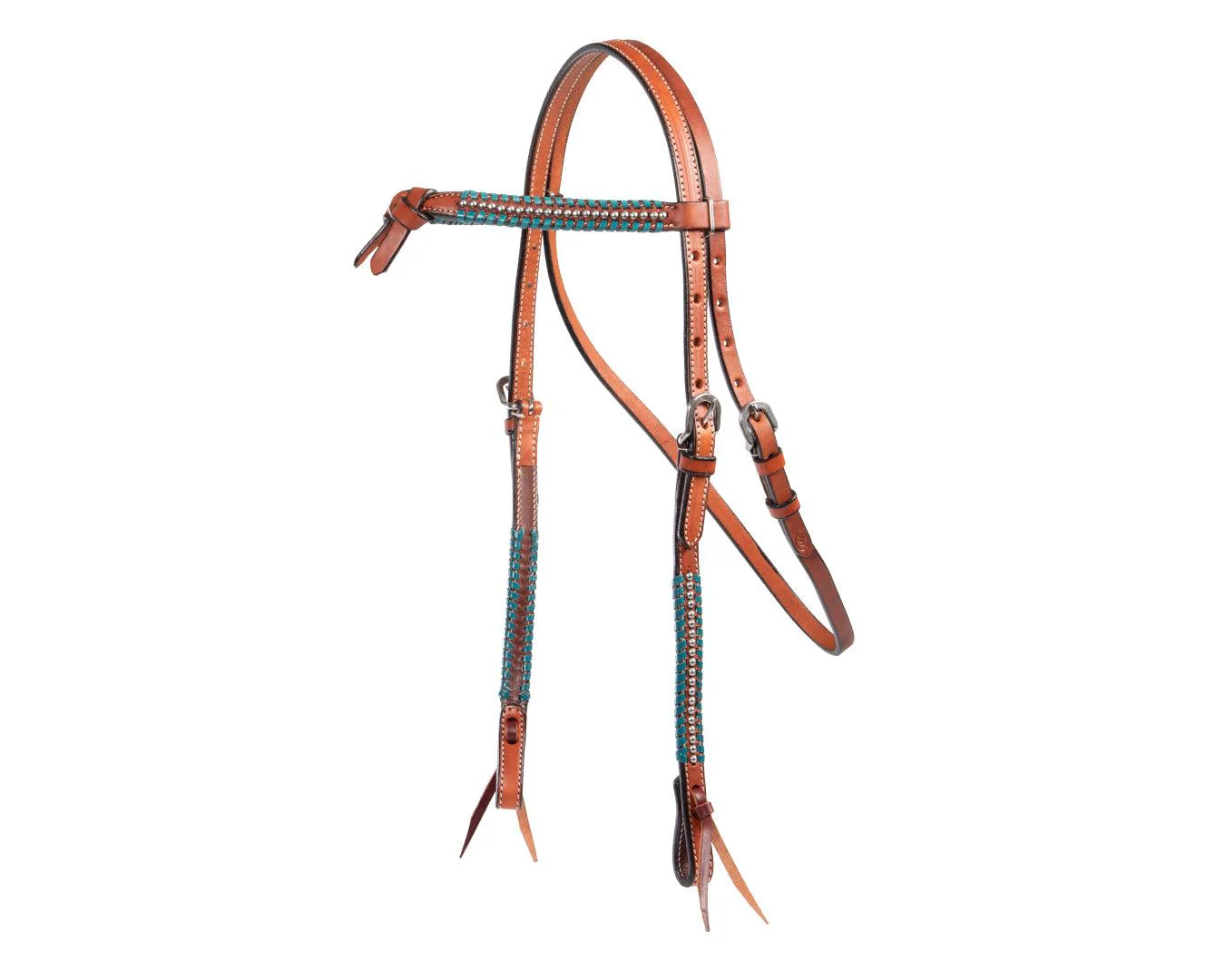 Fort Worth Wisconsin Knotted Brow Headstall