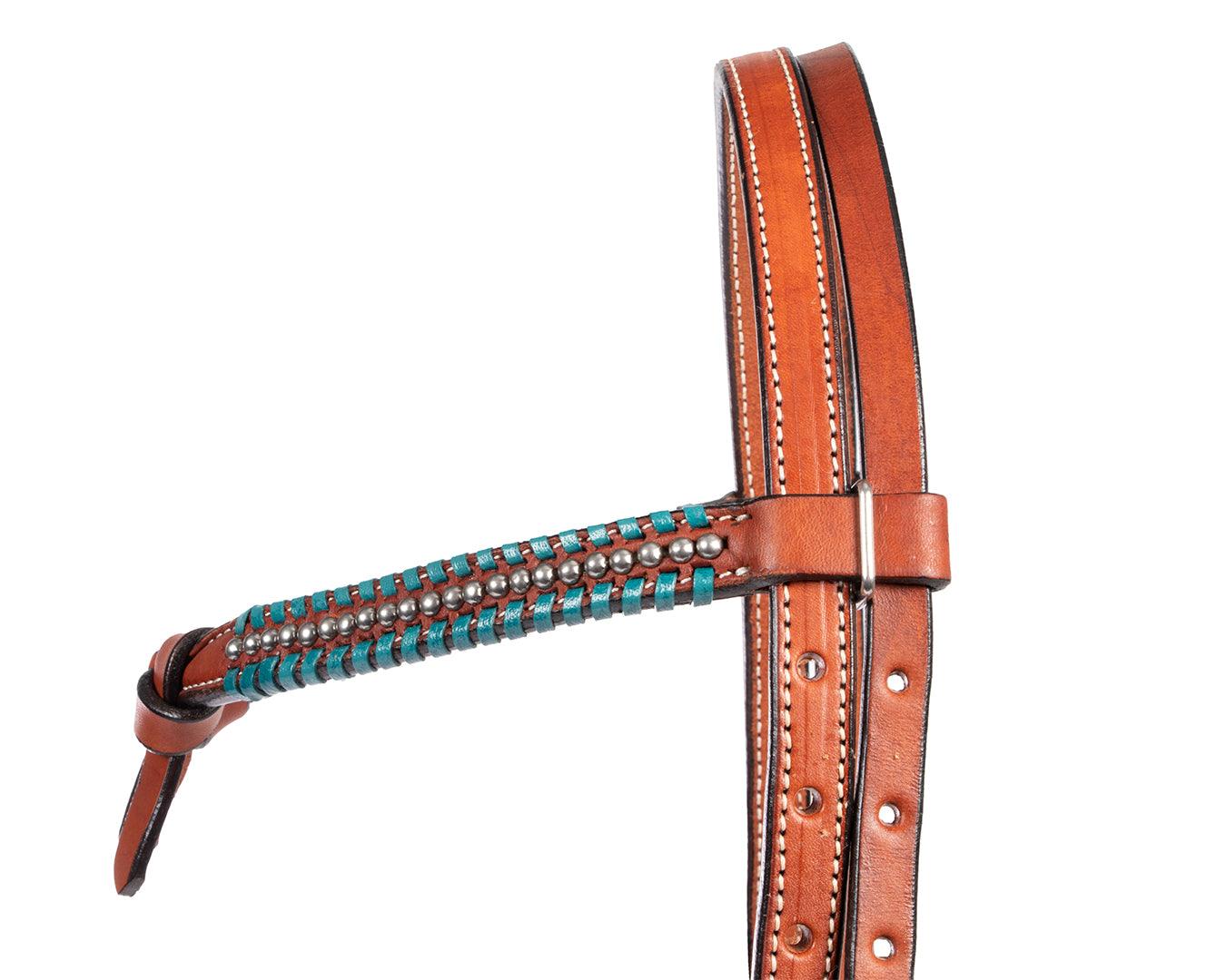 Fort Worth Wisconsin Knotted Brow Headstall - Image 2