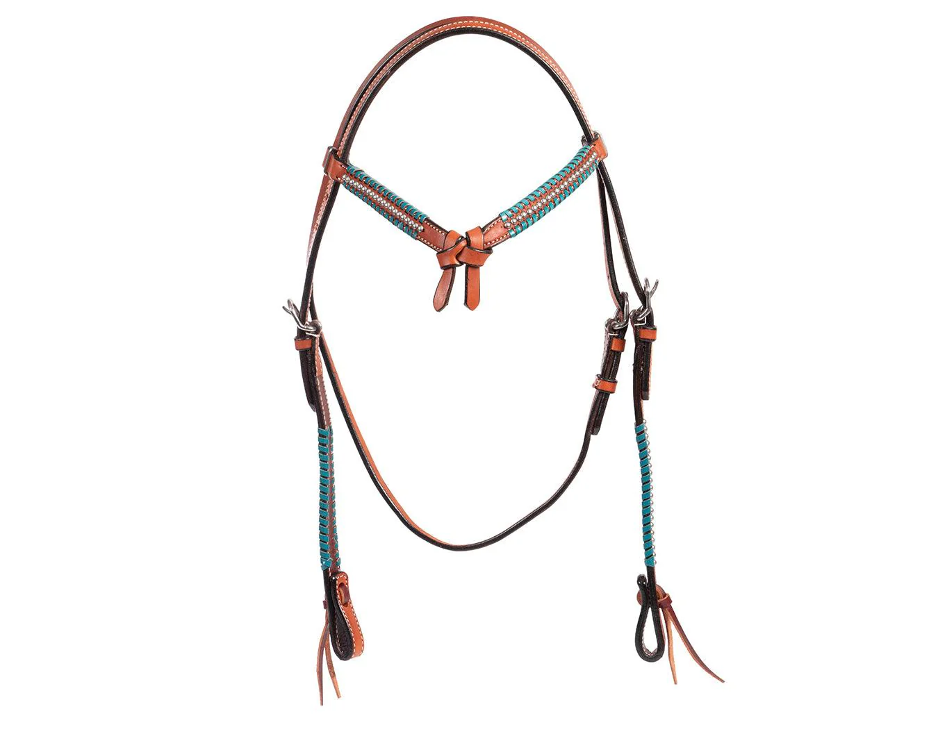 Fort Worth Wisconsin Knotted Brow Headstall - Image 4