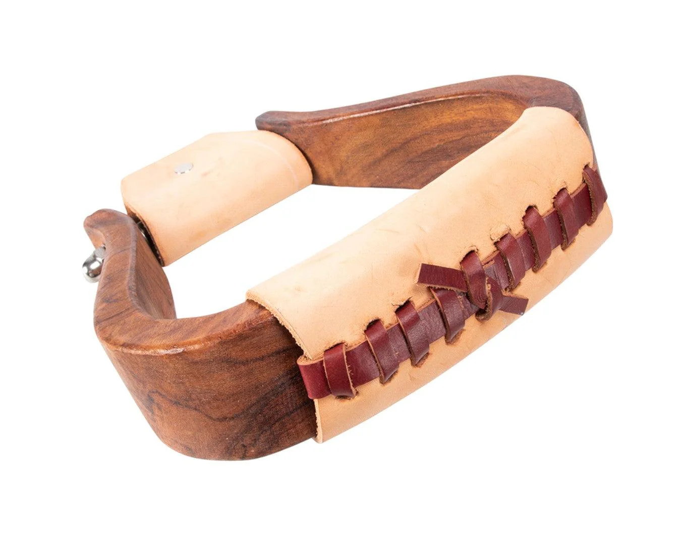 Fort Worth Wooden Oxbows w/Leather Covered Treads - Image 2