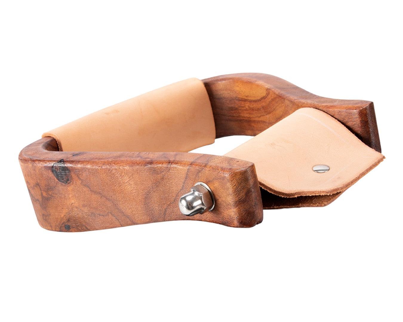 Fort Worth Wooden Oxbows w/Leather Covered Treads - Image 3