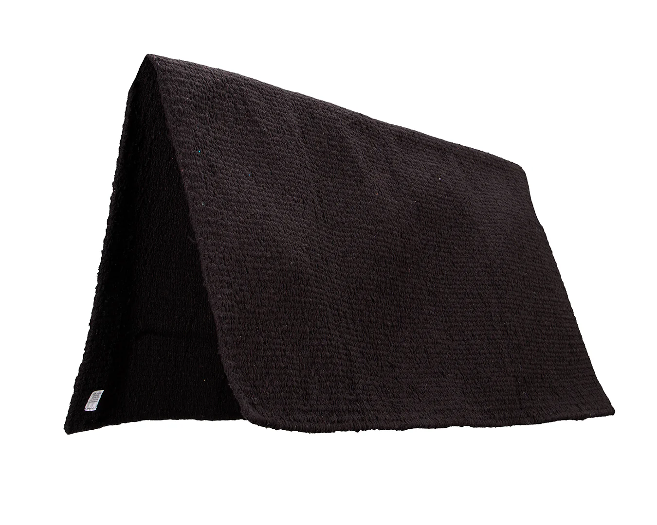 Fort Worth Woven Saddle Blanket - Black 36" x 34"