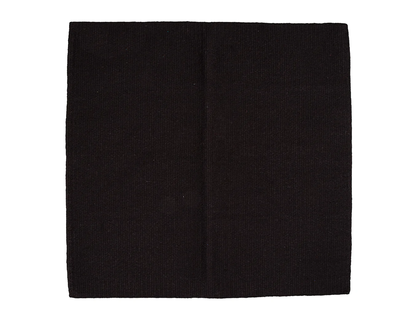 Fort Worth Woven Saddle Blanket - Black 36" x 34" - Image 2