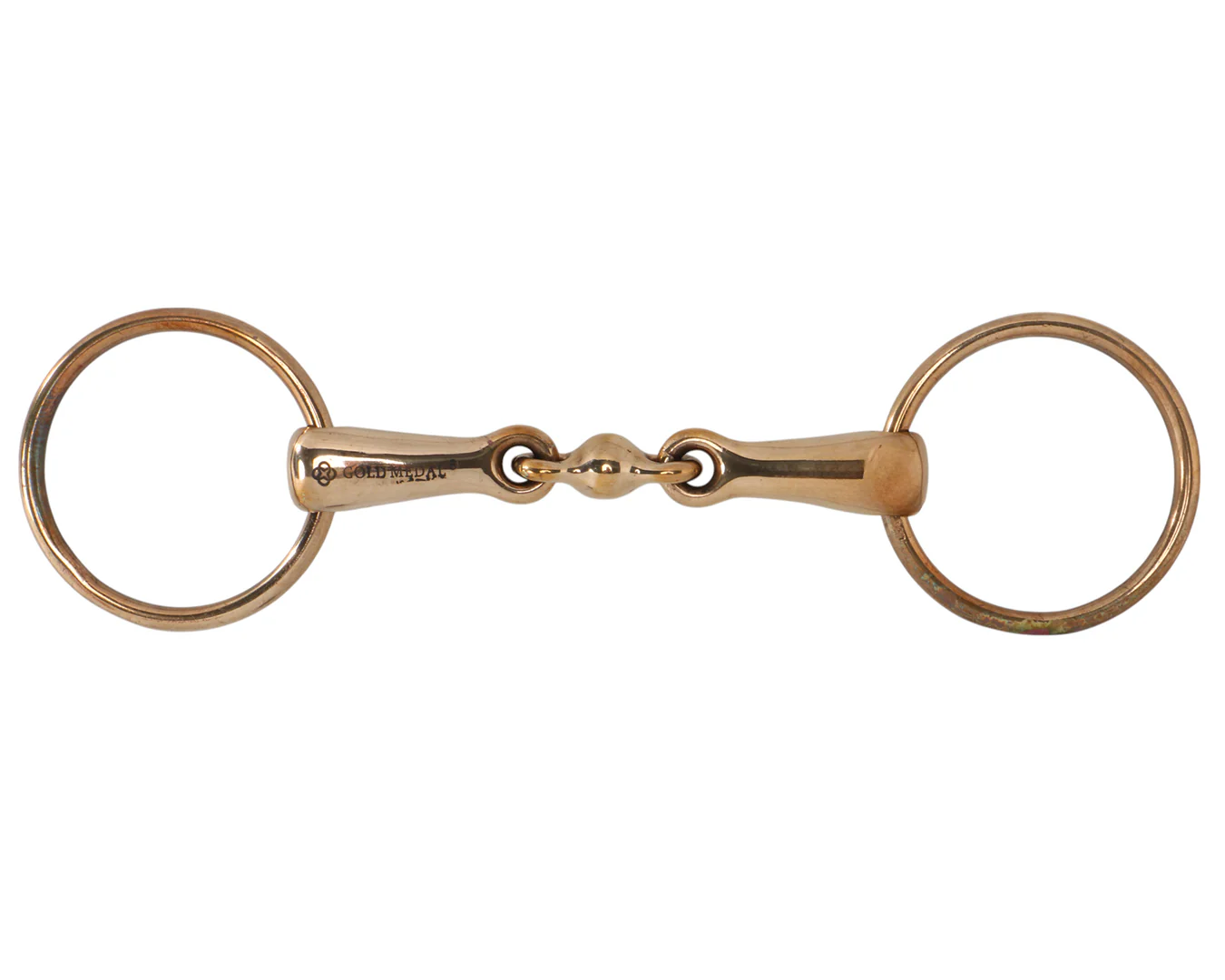 Gold Medal Heavy Loose Ring Training Snaffle Bit