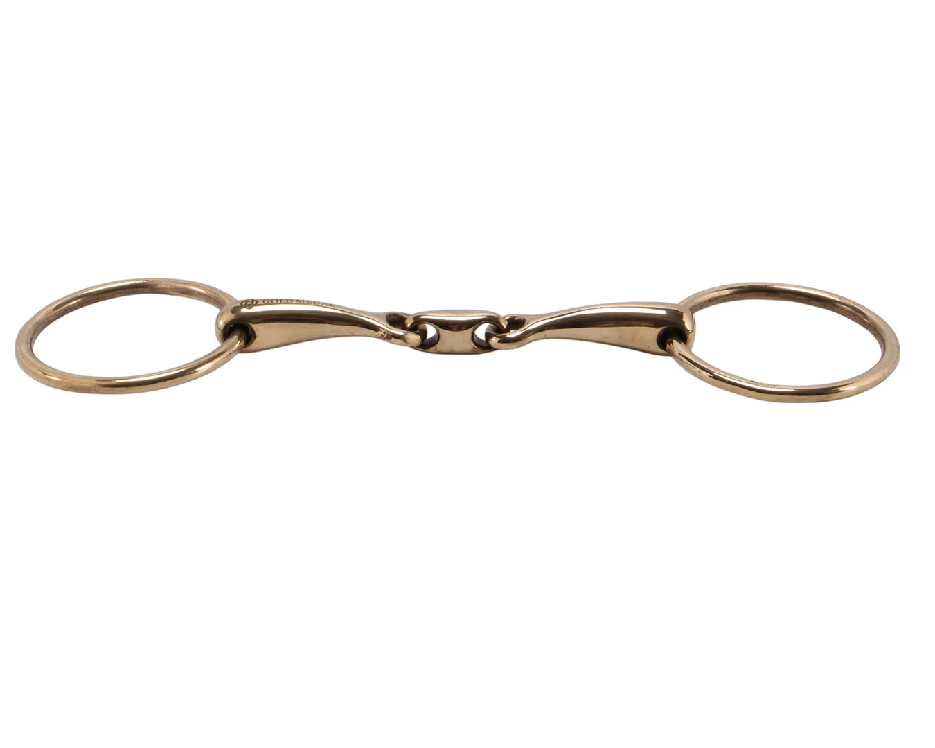 Gold Medal Loose Ring Training Snaffle Bit - Image 2