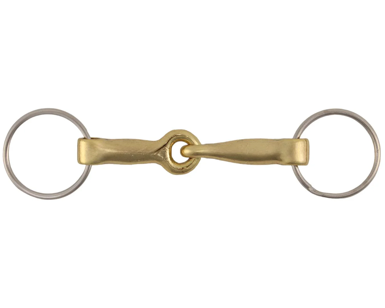 Gold Snaffle Bit Key Ring