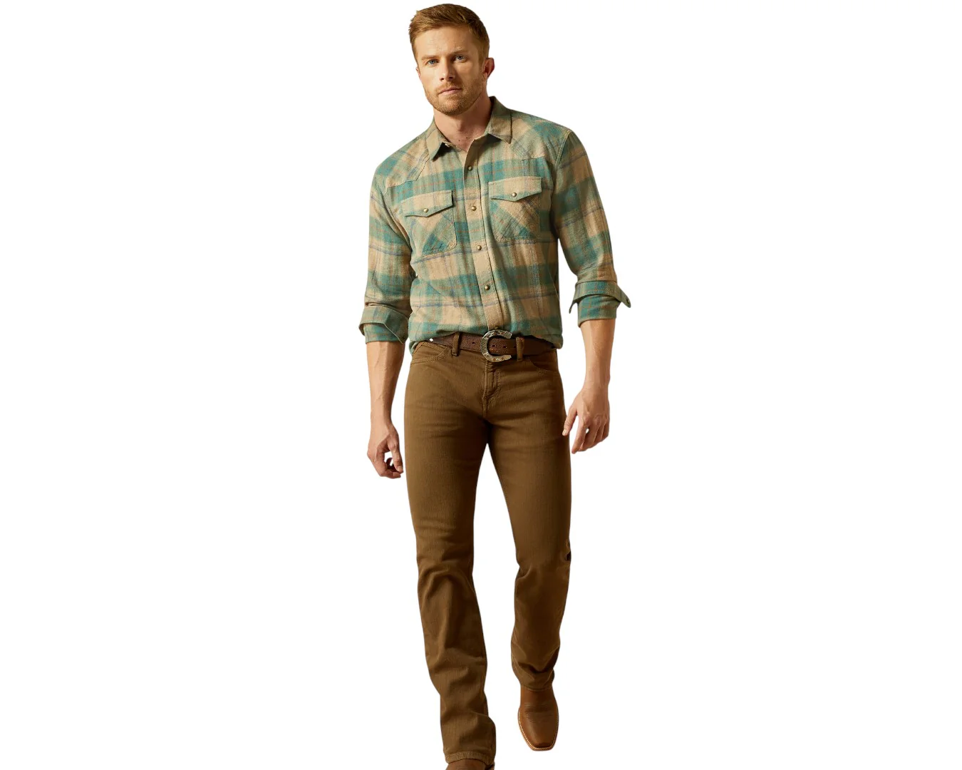 Ariat Men's Huxlee Retro Snap Long Sleeve Shirt