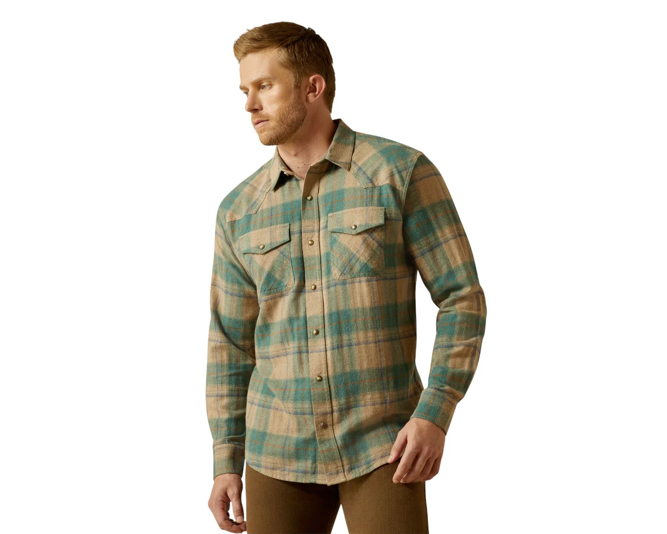 Ariat Men's Huxlee Retro Snap Long Sleeve Shirt - Image 2